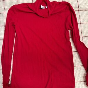 GAP Vibrant Red Turtleneck Sweater